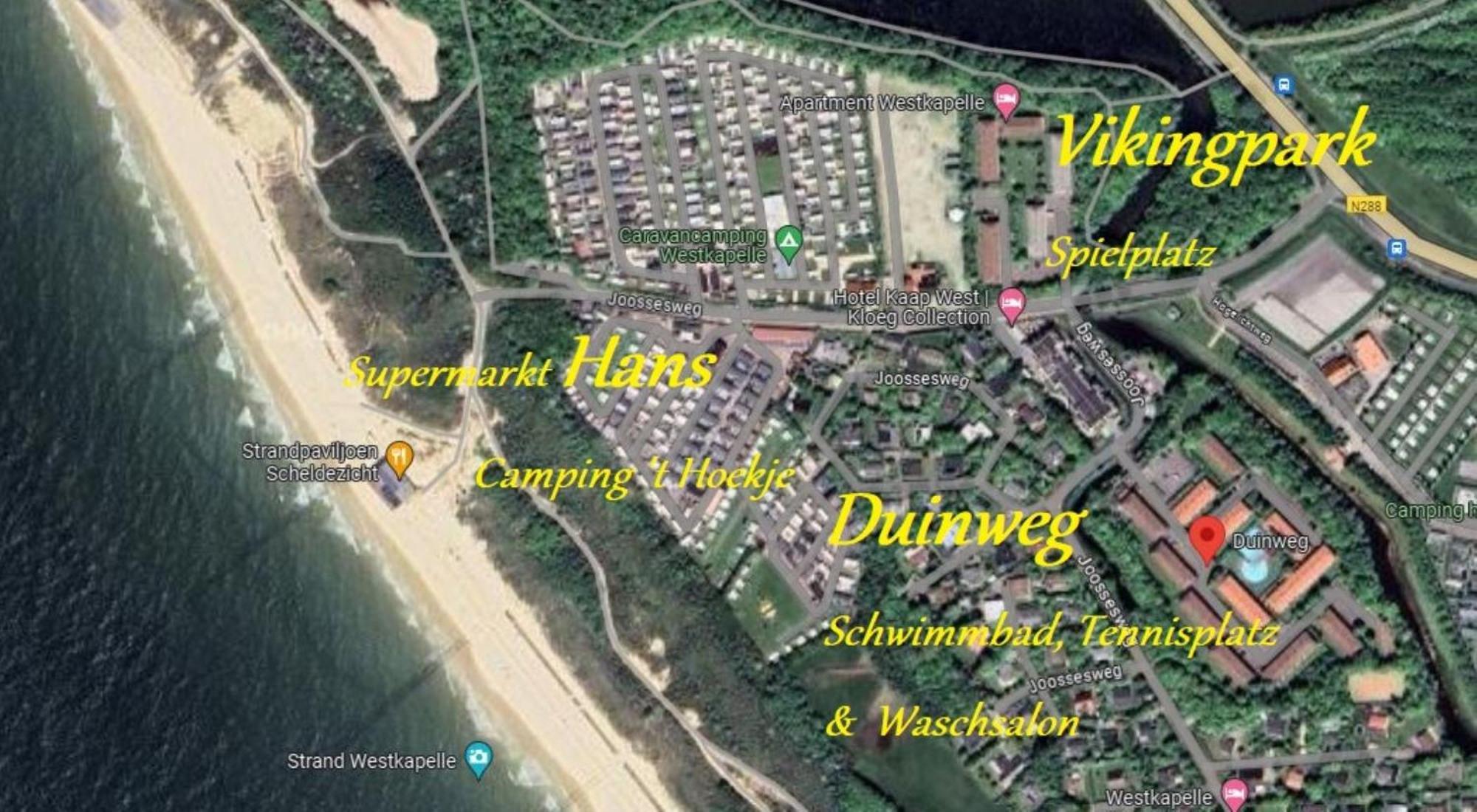 Klaproos Bed By The Sea Lägenhet Westkapelle Exteriör bild
